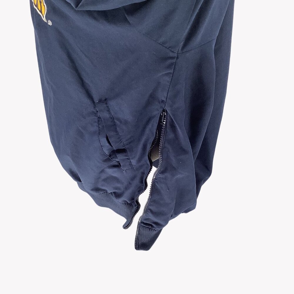 West Virginia Navy Blue Pullover Jacket XL Colosseum Athletics Polyester Lined - Picture 3 of 7